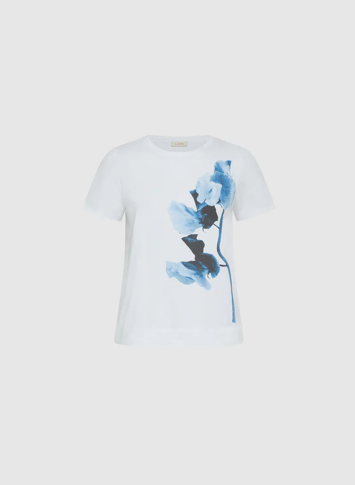 LAURA Floral Placement Print T-Shirt