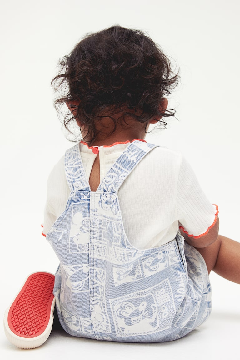 H&M Patterned Overall Dress