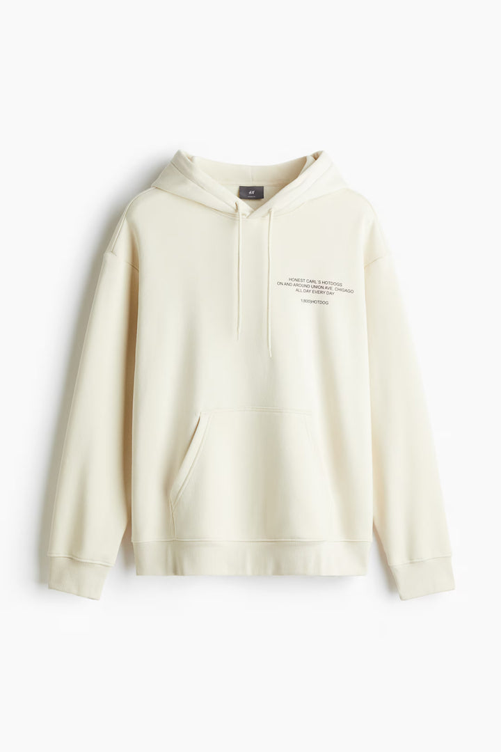 H&M Loose Fit Printed Hoodie