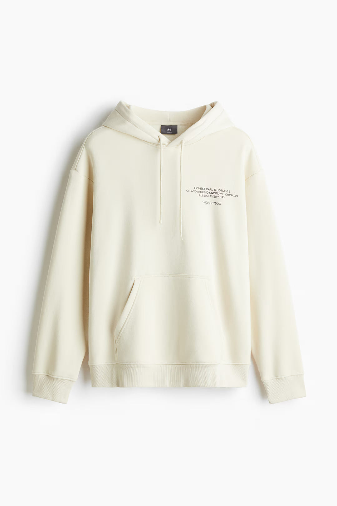 H&M Loose Fit Printed Hoodie