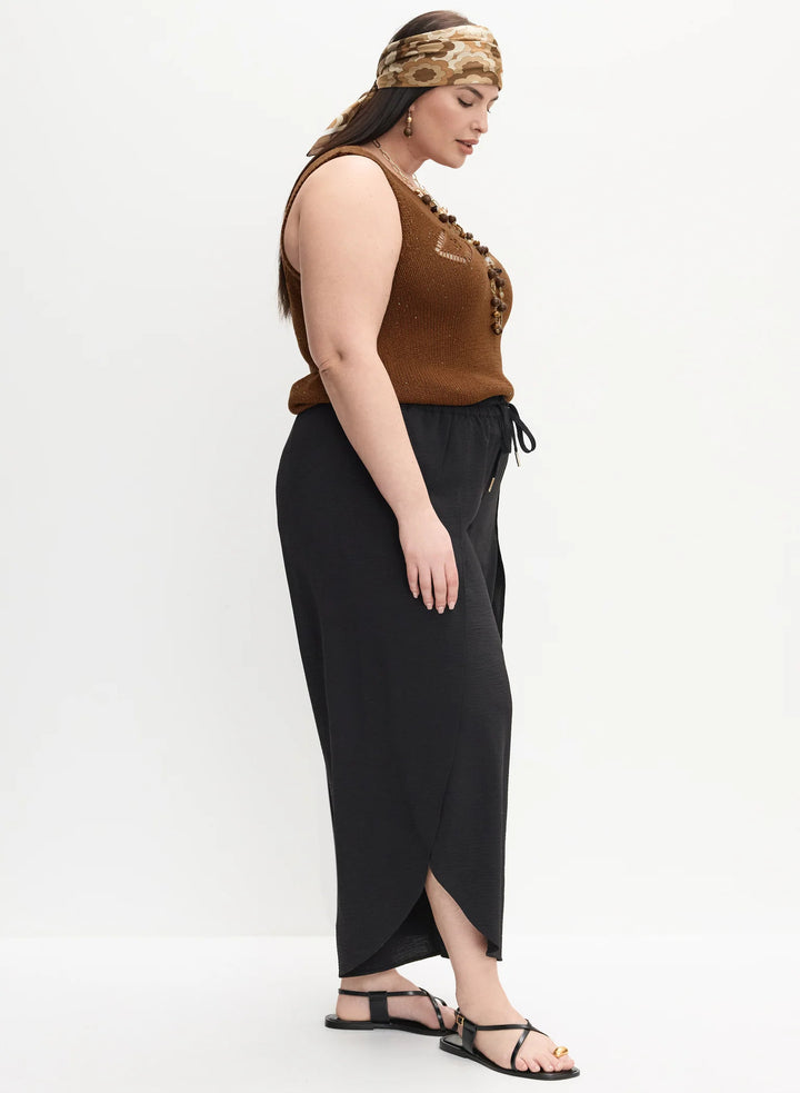 LAURA Melanie Lyne - Wrap-Effect Parachute Pants