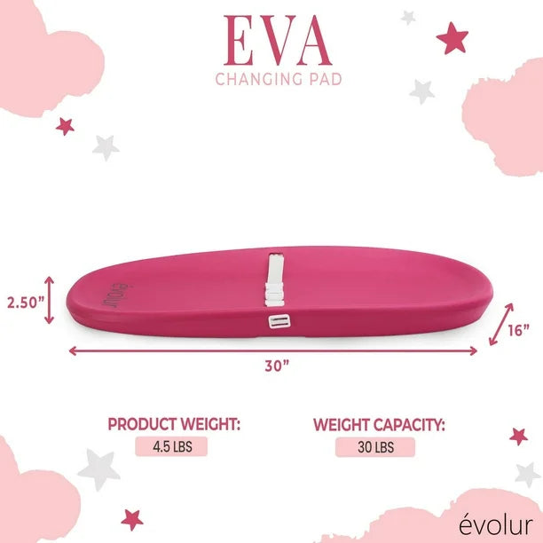 Evolur Eva Changing Pad, Lightweight and Portable