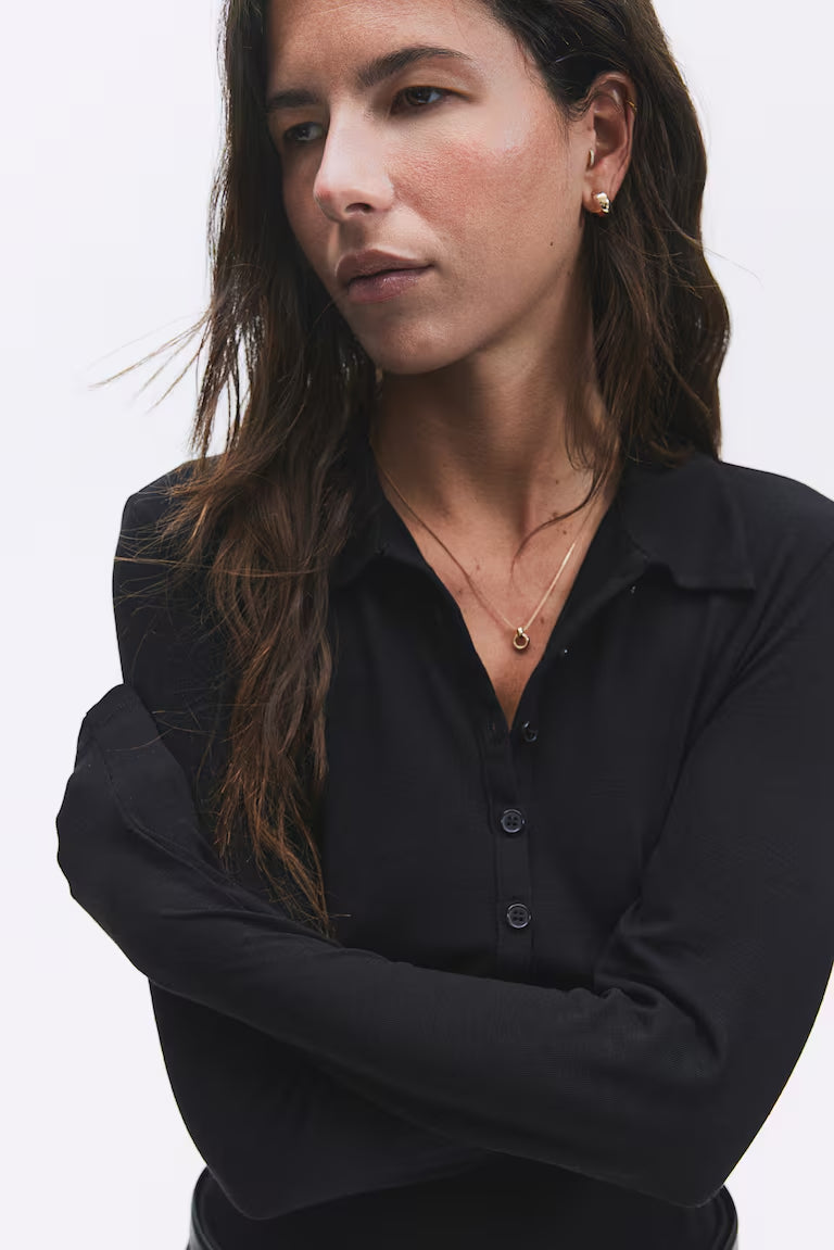 H&M JERSEY POLO SHIRT