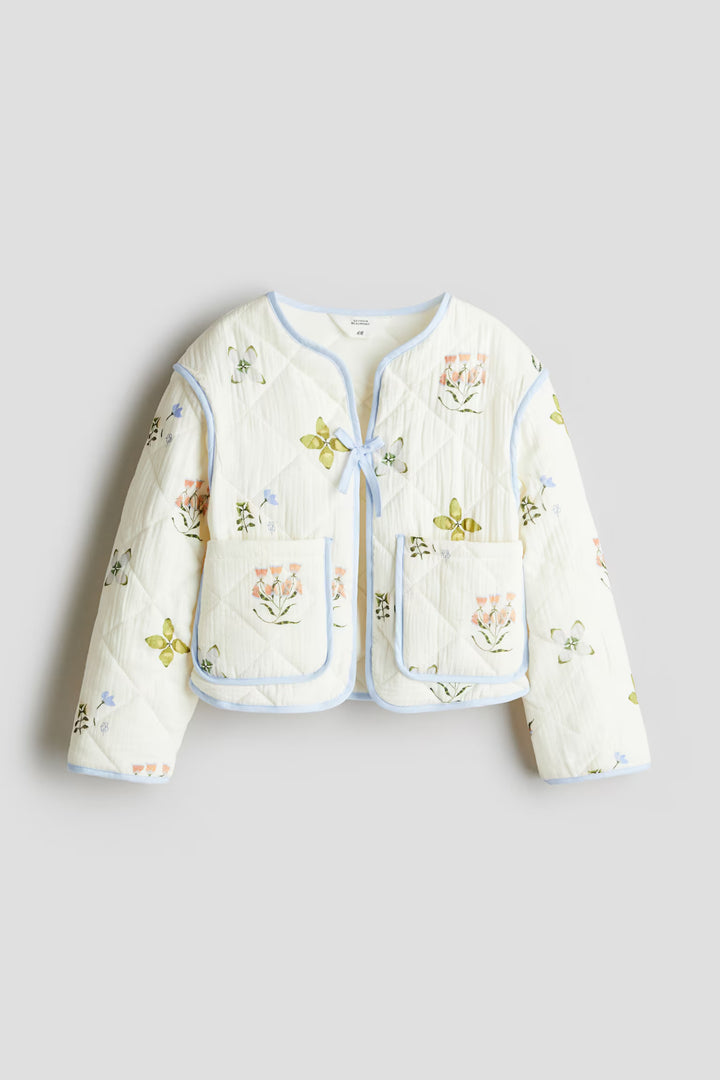 H&M Quilted Printed Jacket