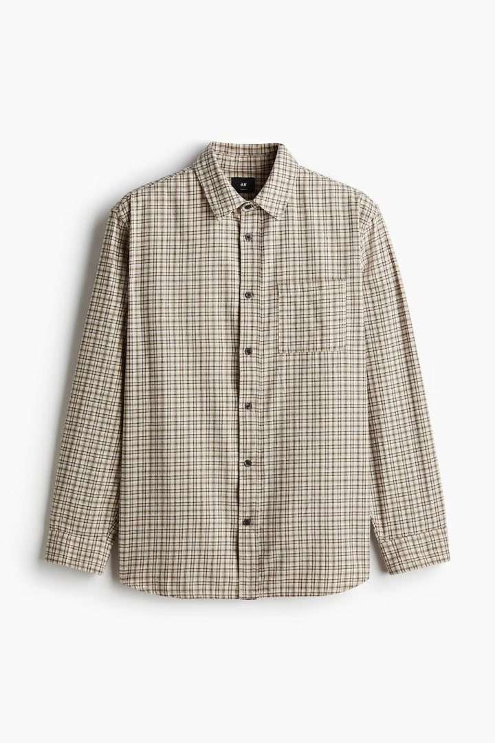 H&M Loose-Fit Flannel Shirt