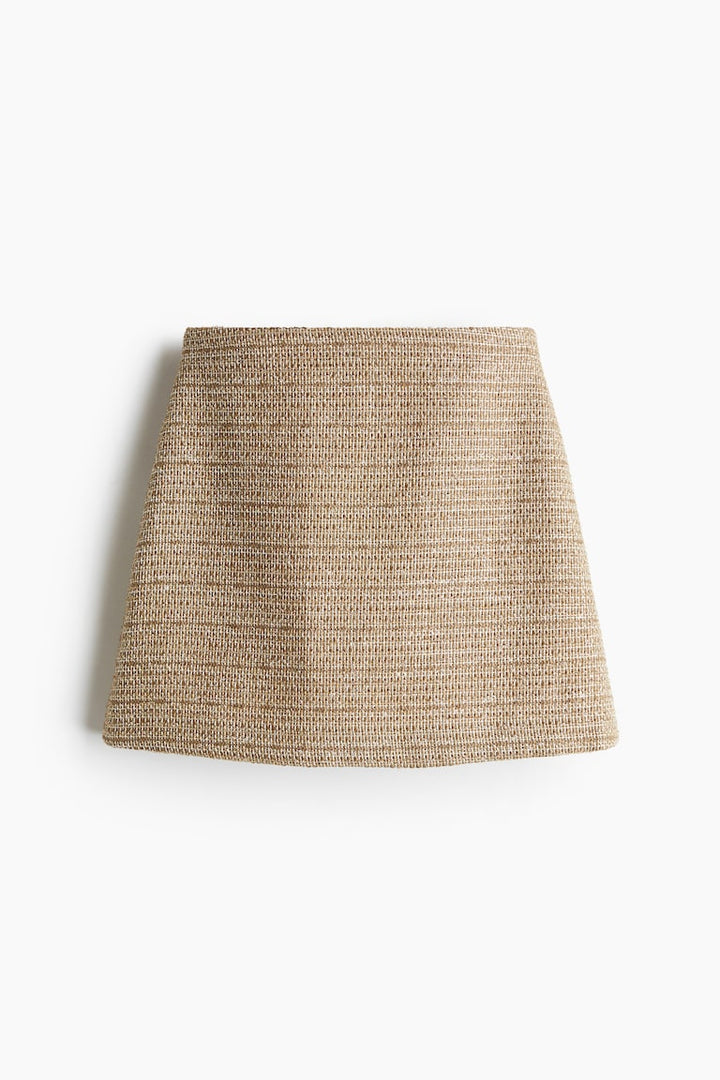 H&M Bouclé Mini Skirt