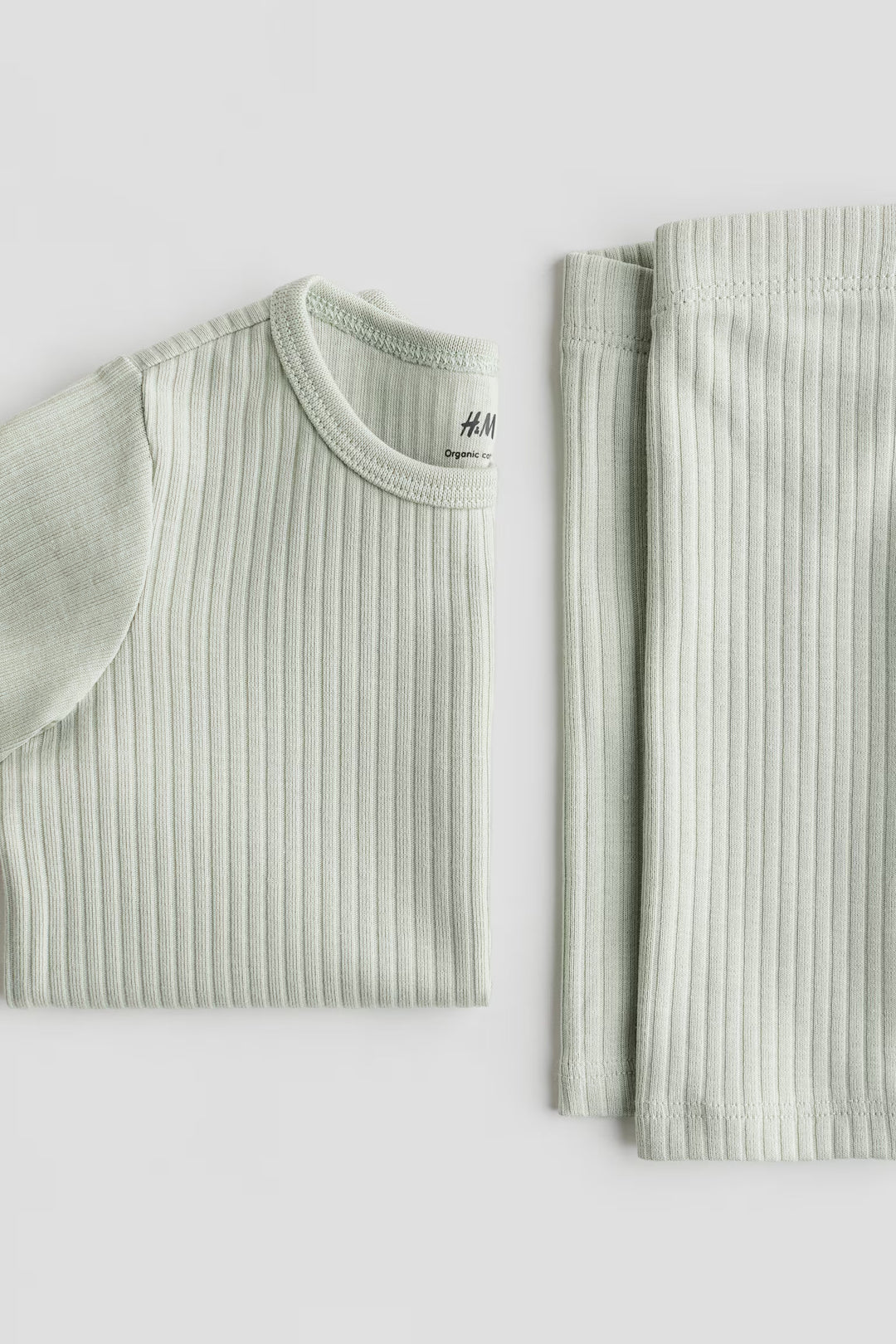 H&M 2-piece Ribbed Cotton Set