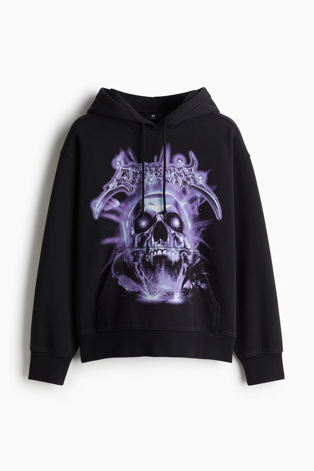 H&M Loose Fit Printed Hoodie