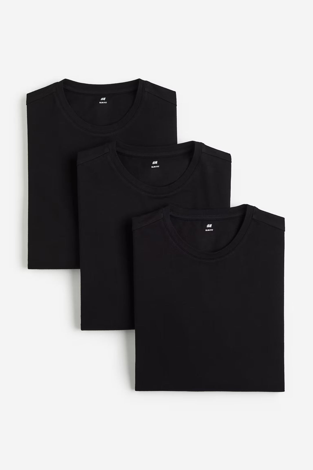 H&M 3-pack Slim Fit Jersey Shirts