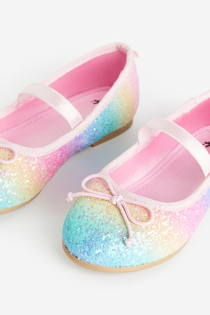 H&M Appliquéd Ballet Flats