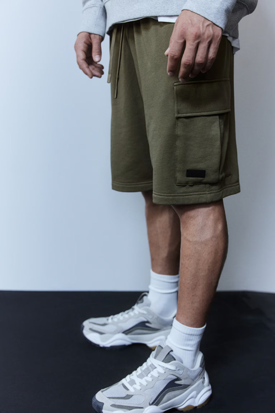 H&M Long Sports Cargo Shorts