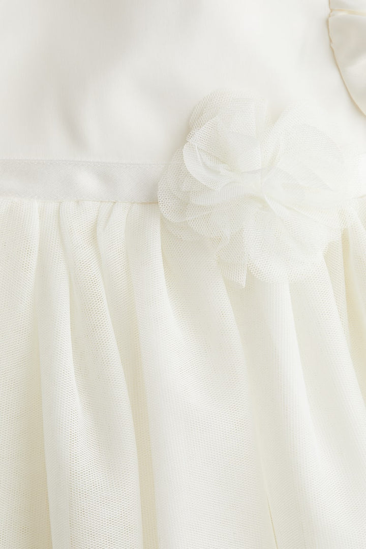 H&M Tulle-Skirt Satin Dress