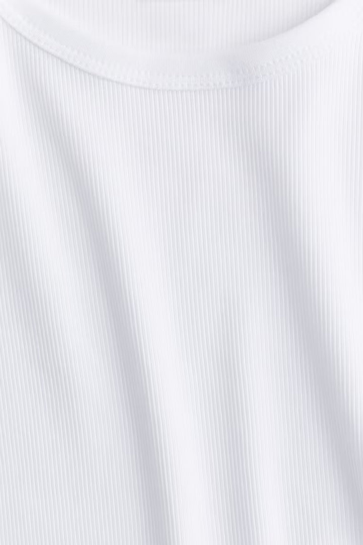 H&M RIBBED T-SHIRT