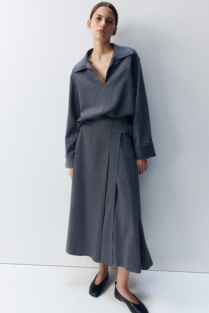 H&M Twill Pullover Shirt