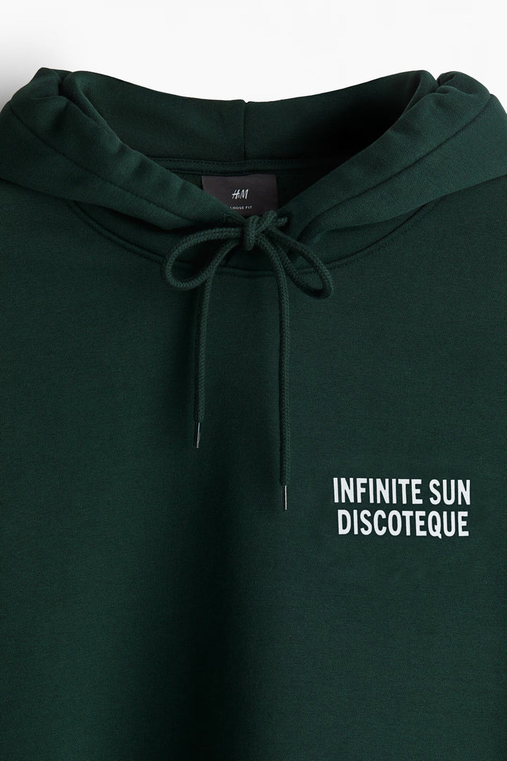 H&M Loose Fit Printed Hoodie