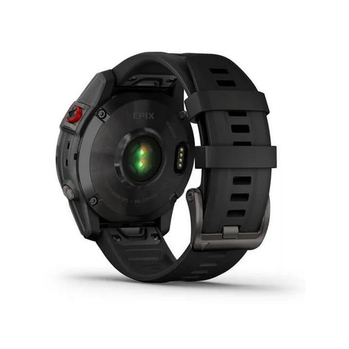 Garmin epix Gen 2, Premium active smartwatch, Health and wellness features, touchscreen AMOLED display, adventure watch with advanced features, black titanium