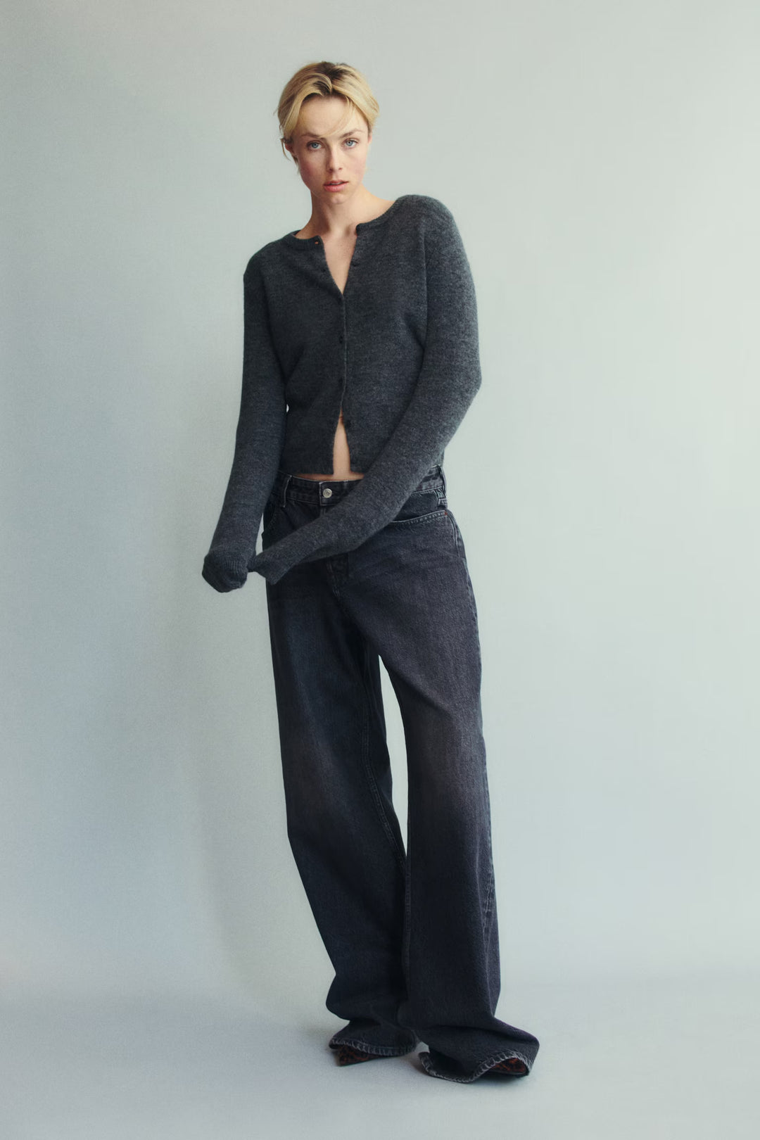 H&M Wide-cut Jeans