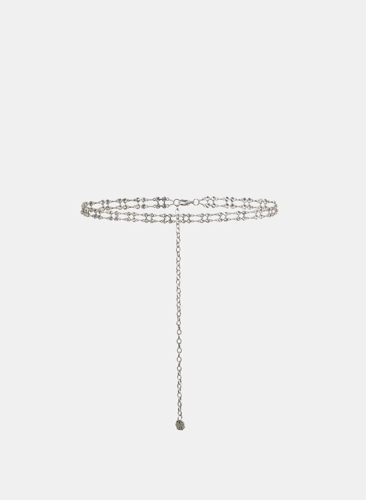 Laura Jeweled Chain Link Belt
