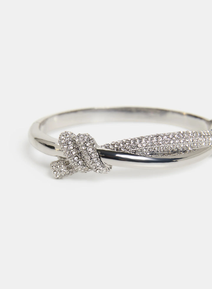 Laura Crystal Knot Bangle