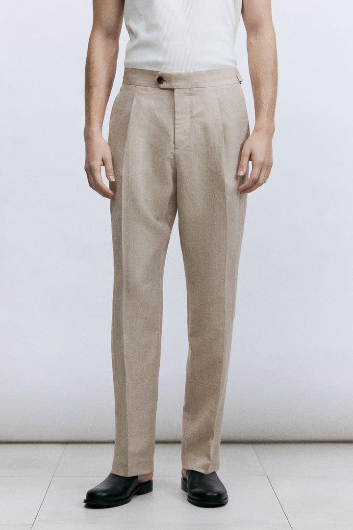 H&M Regular Fit Wool-Blend Suit Pants