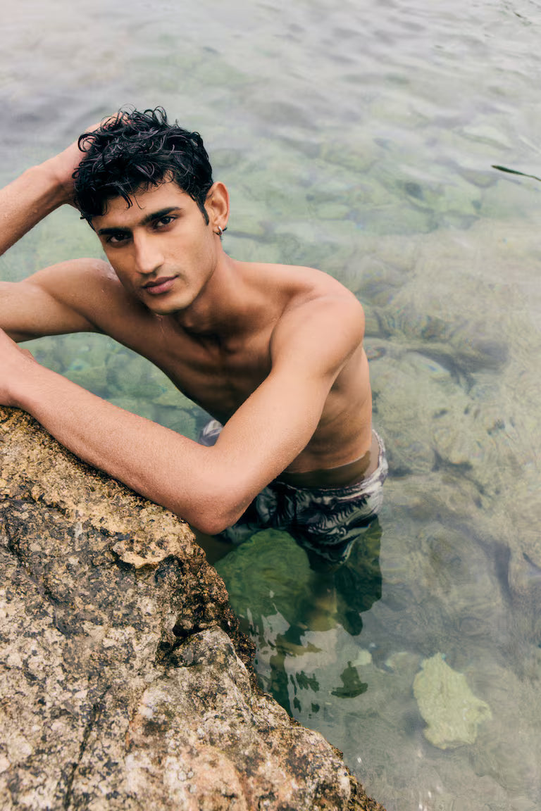 H&M Patterned Swim Shorts