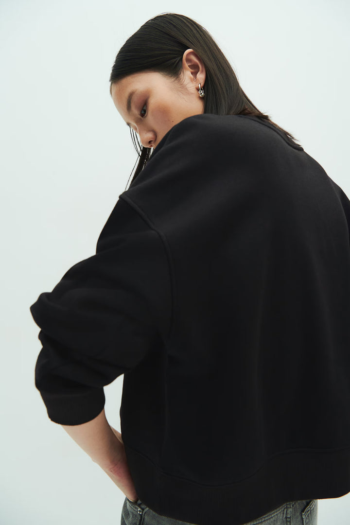 H&M Oversized Embellished Sweatshirt
