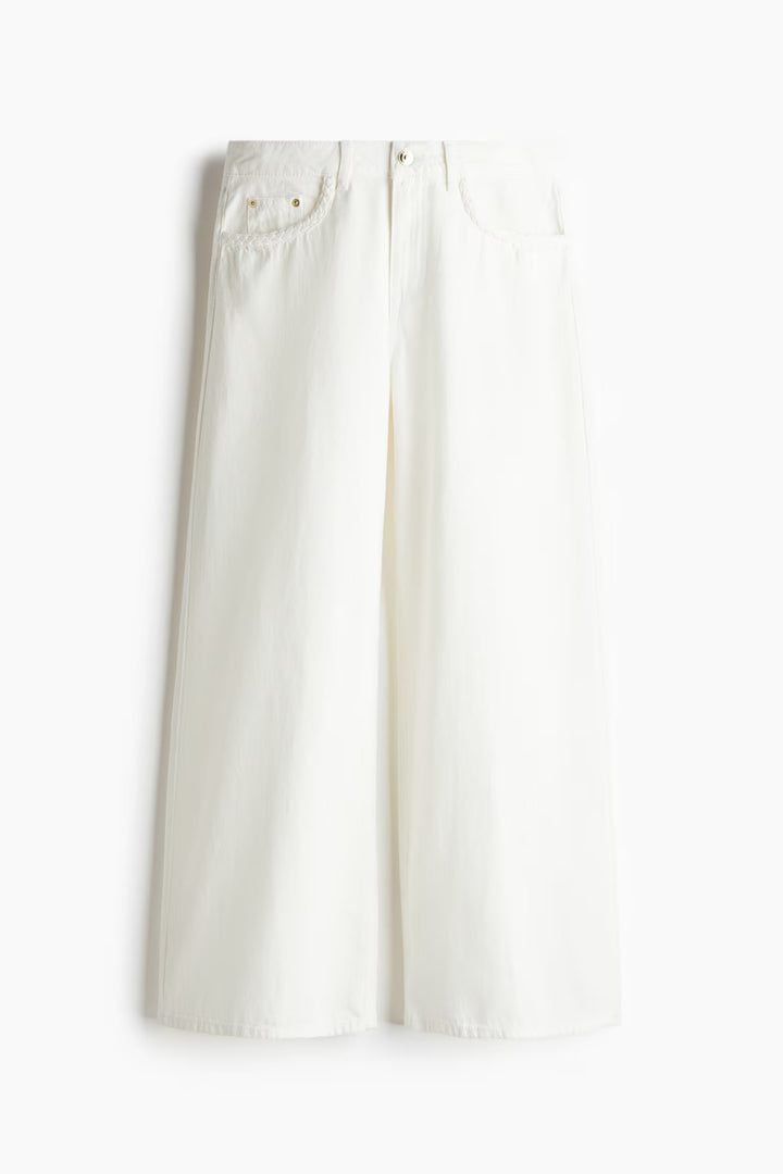 H&M Baggy Wide Low Jeans