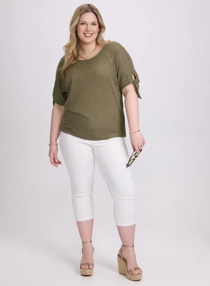 LAURA Tied Sleeves Top