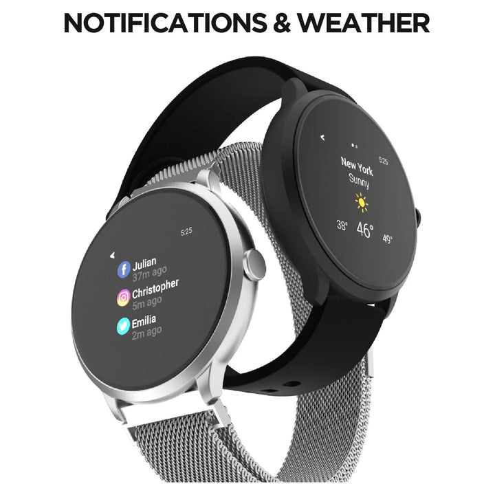 Itouch Sport 3 Smart Watch & Fitness Tracker, Women & Men, (43mm), Rosegold/Black