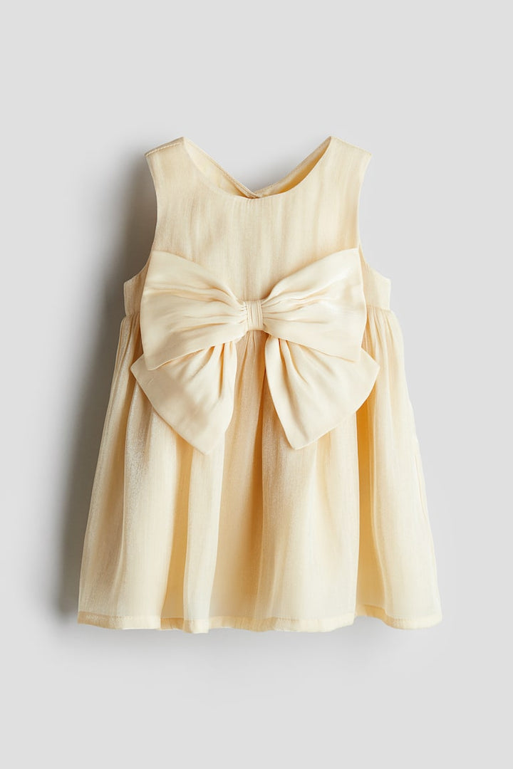H&M Bow-Detail Organza Dress