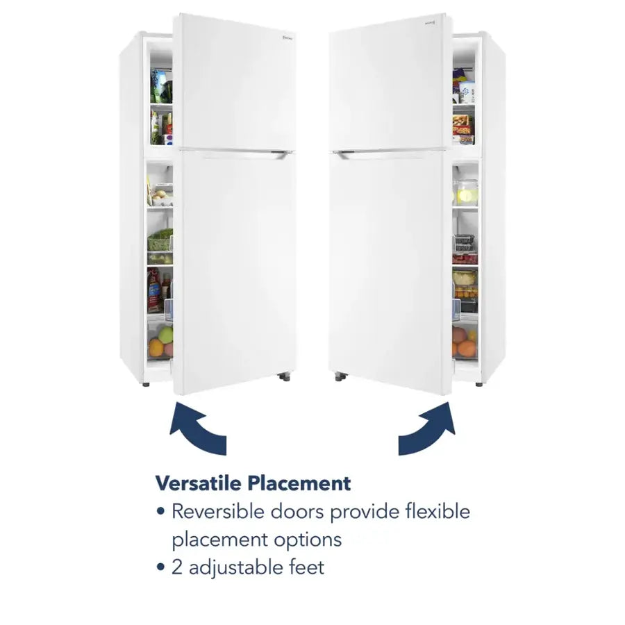 Insignia™ - 18 Cu. Ft. Top-Freezer Refrigerator with ENERGY STAR Certification - Stainless Steel