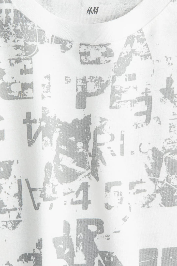 H&M Printed cotton T-shirt