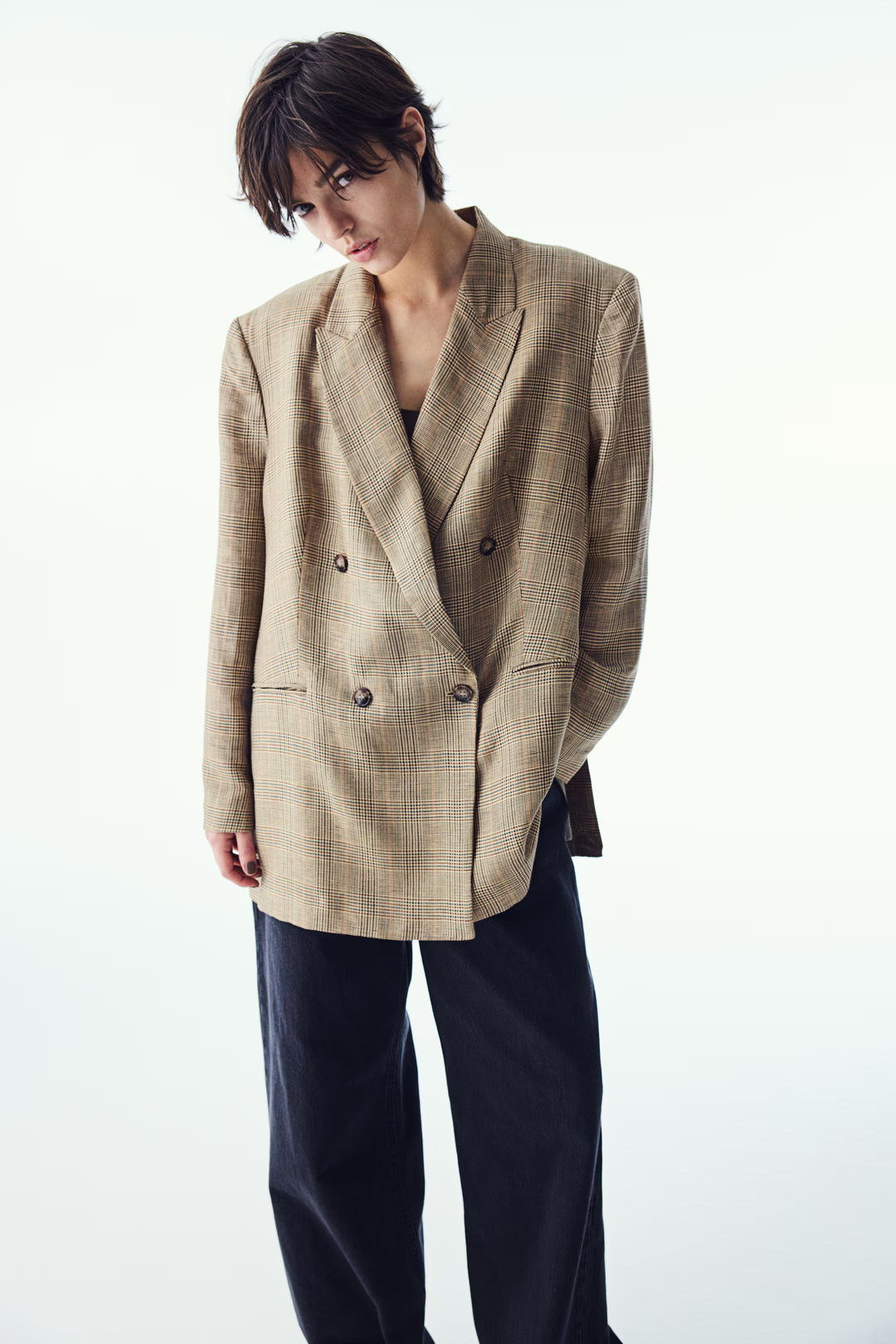 H&M Linen-Blend Blazer