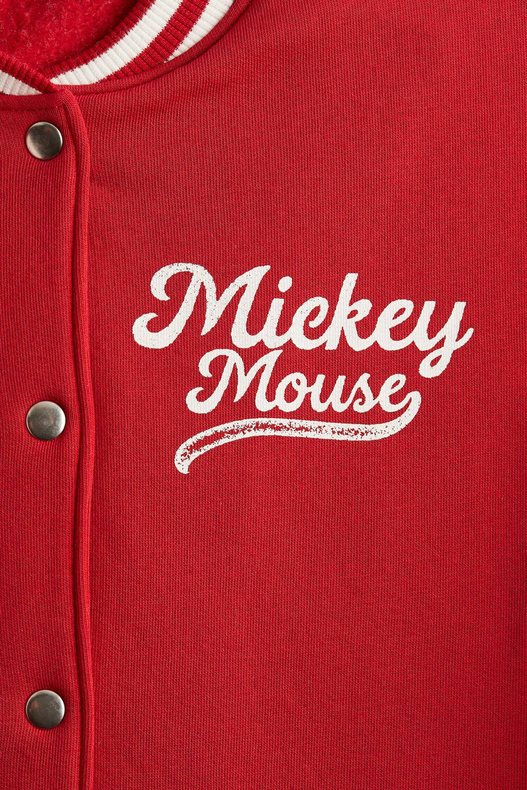 H&M Printed Sweatshirt Baseball Jacket