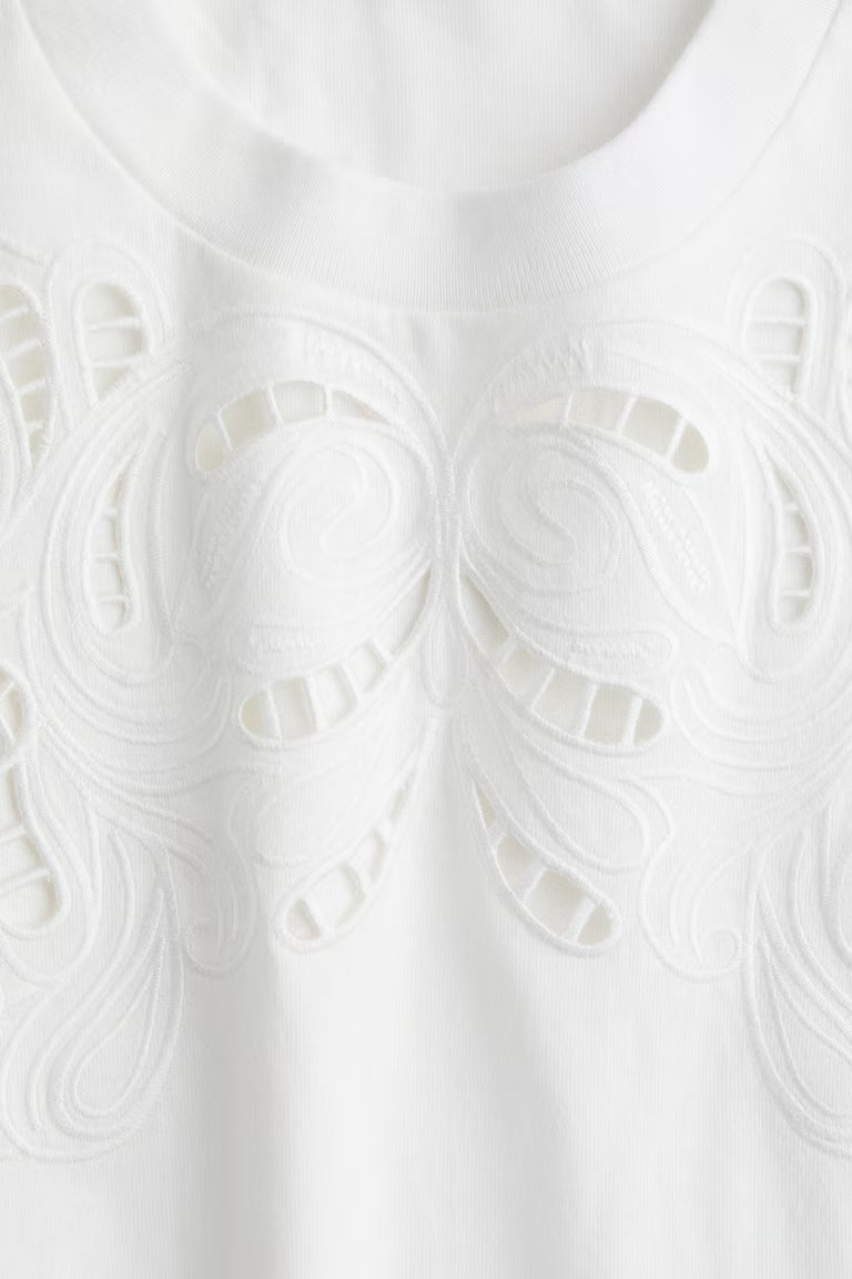 H&M OVERSIZED T-SHIRT WITH MOTIF