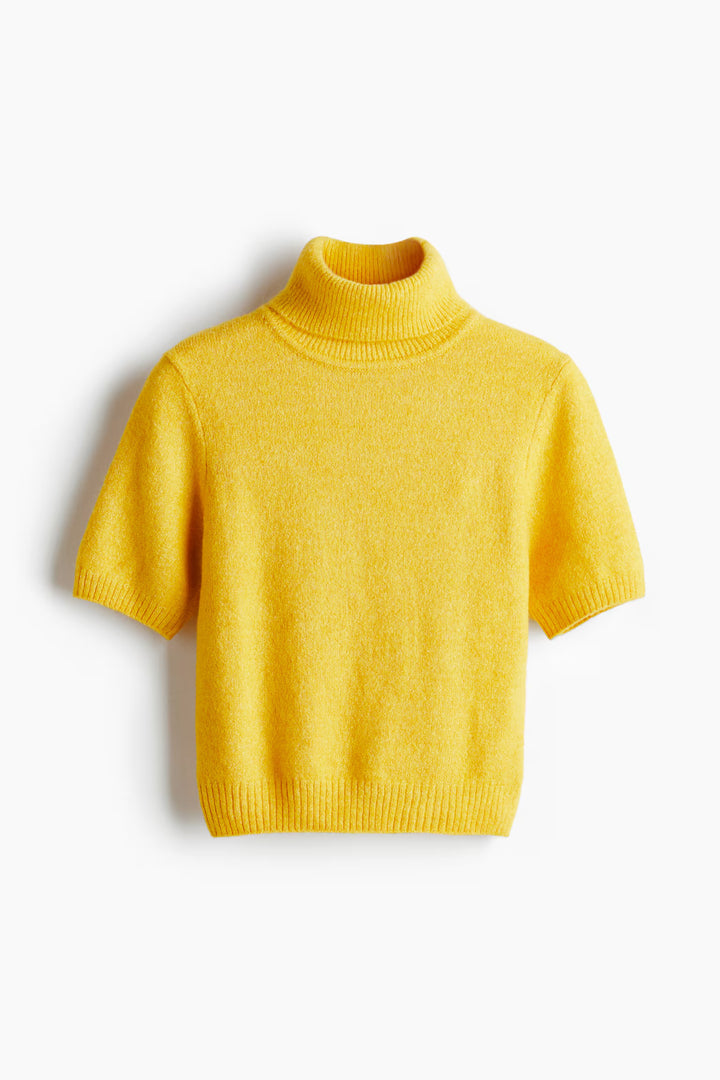 H&M Fine-Knit Turtleneck Top