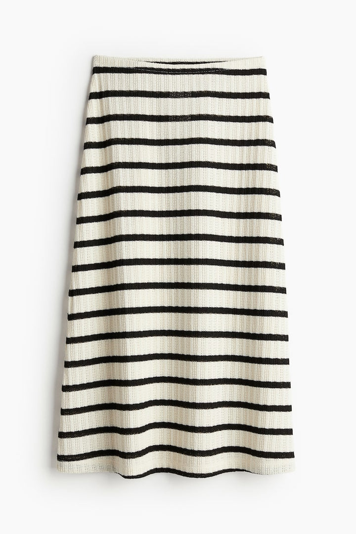 H&M Textured-knit Skirt