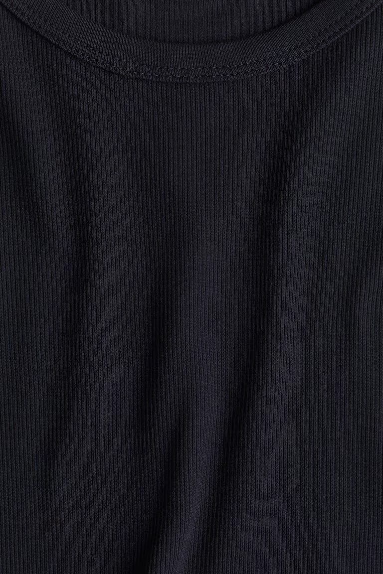 H&M RIBBED T-SHIRT