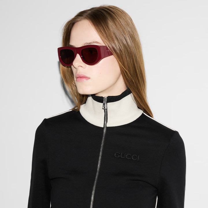 GUCCI Cotton fleece zip jacket