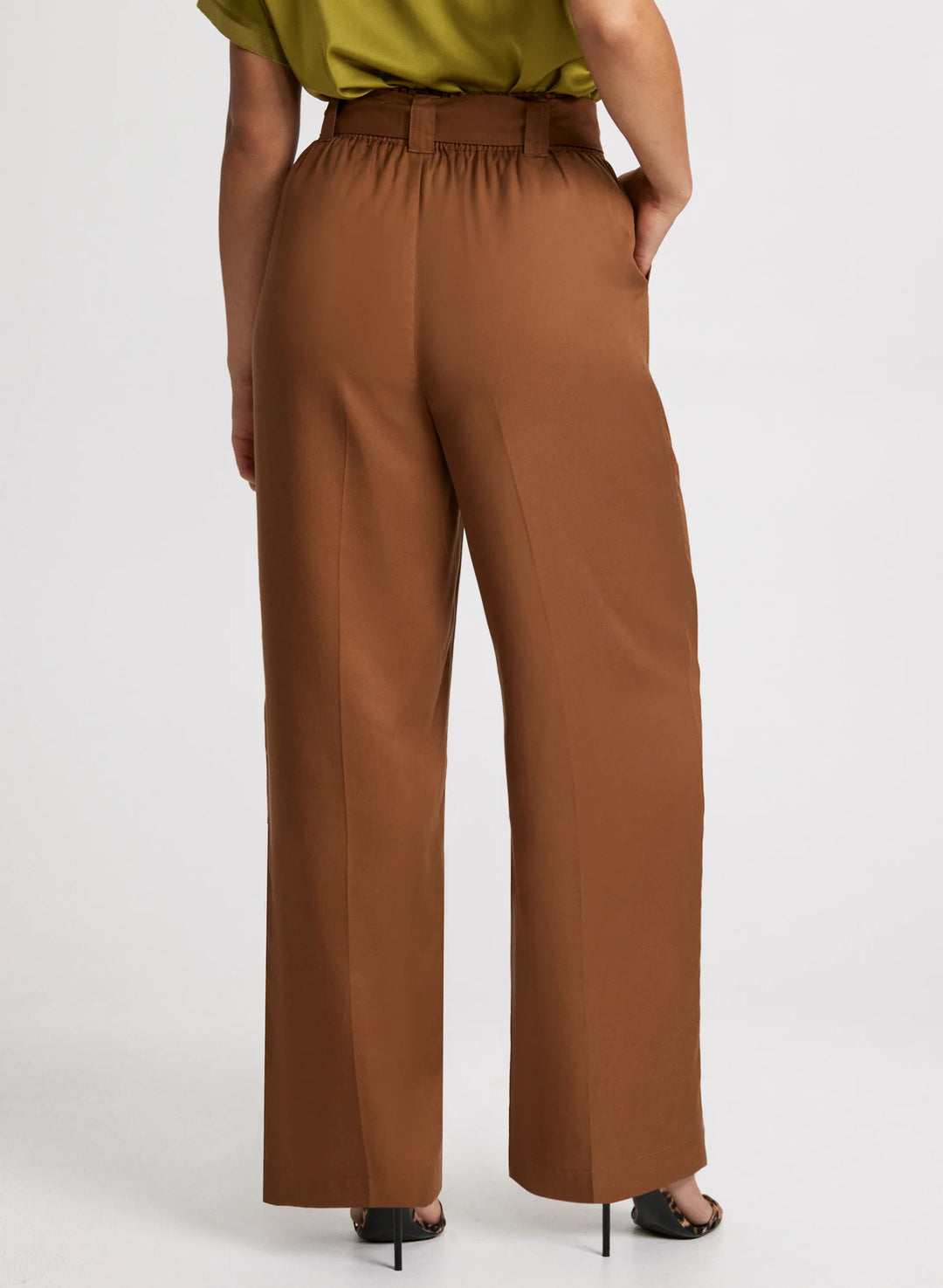 LAURA Olivia Tencel Wide-Leg Pants