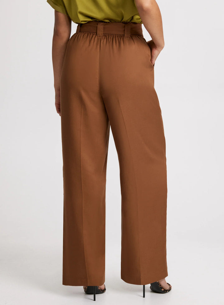 LAURA Olivia Tencel Wide-Leg Pants