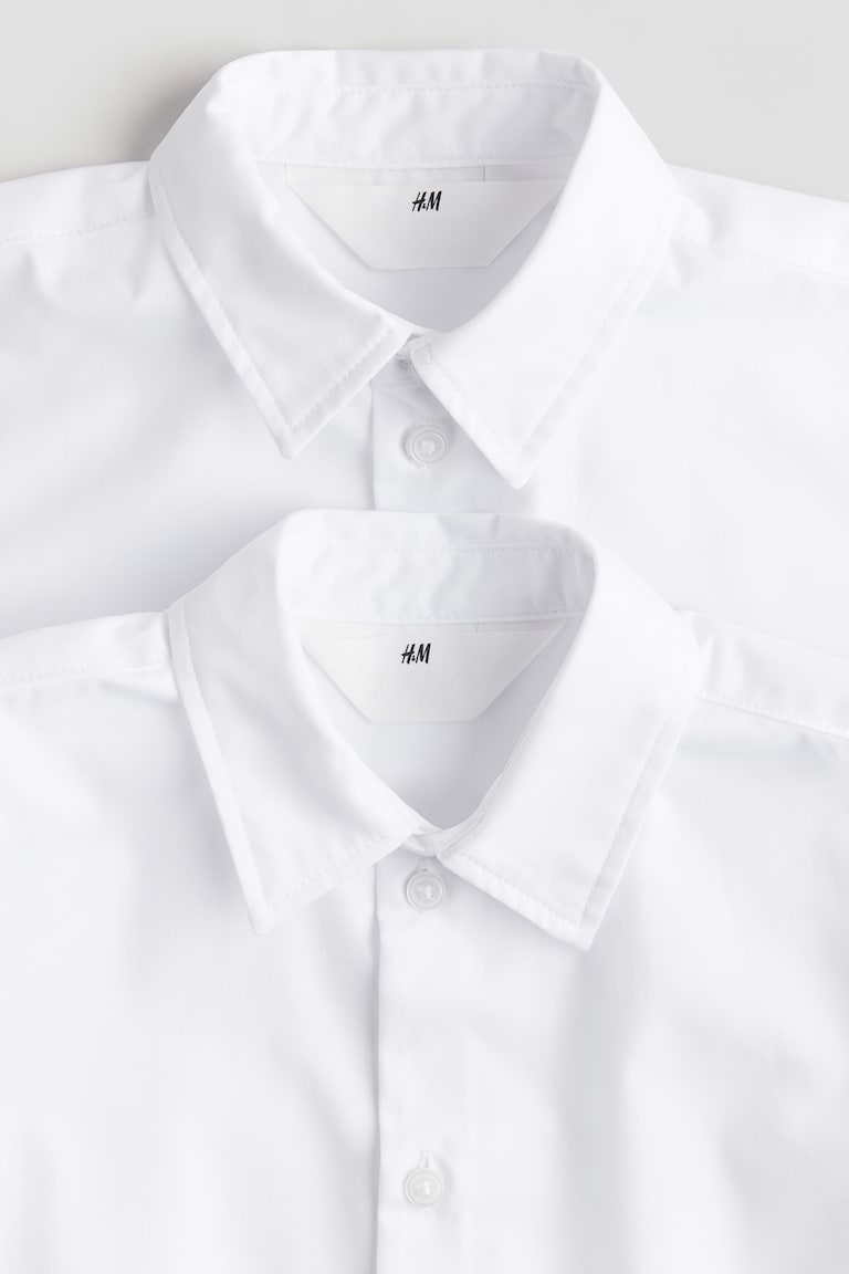 H&M 2-pack Easy-iron Shirts