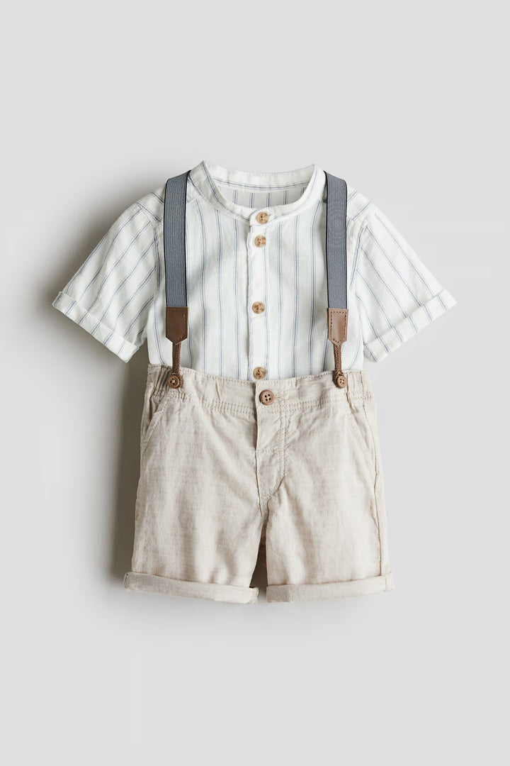 H&M 2-Piece Set with Suspenders