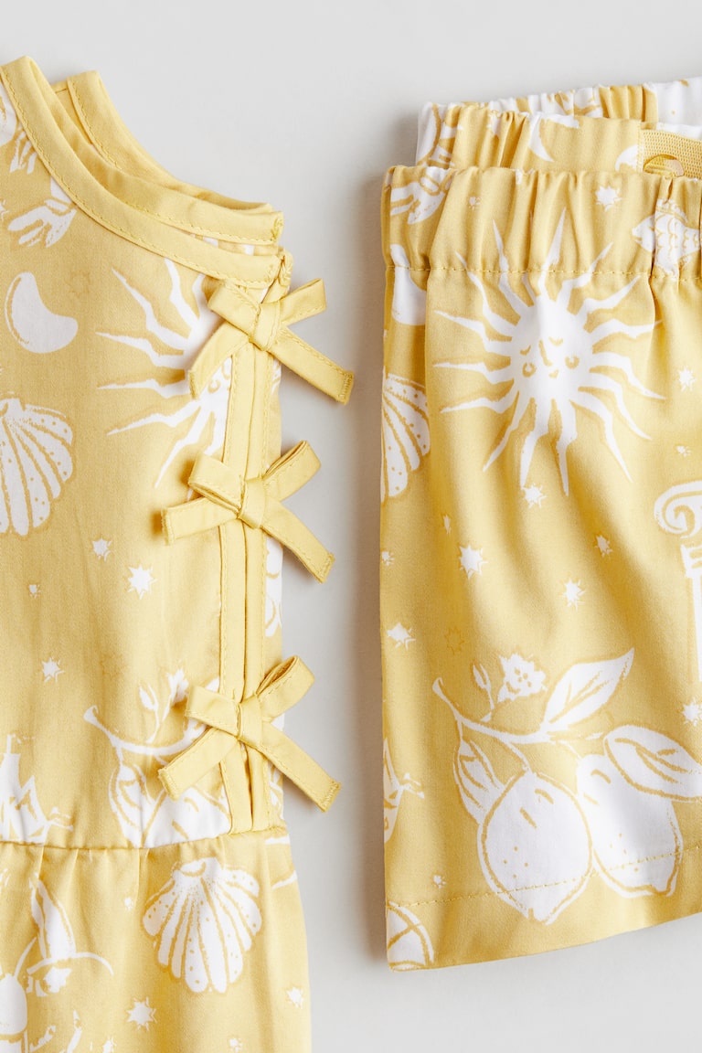 H&M 2-piece Cotton Poplin Set