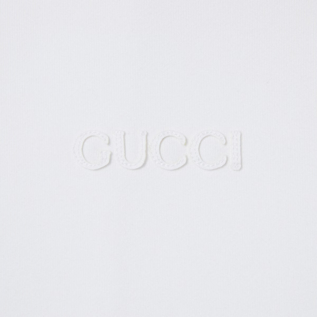 GUCCI Cotton jersey sweatshirt with Web