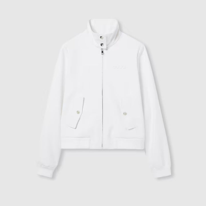 GUCCI  GG jacquard zip jacket