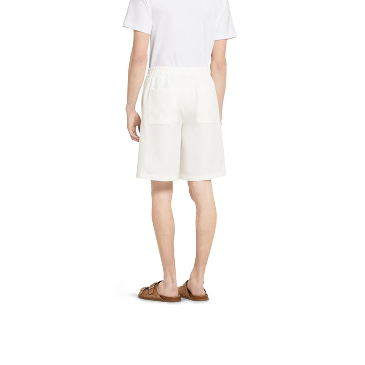 GUCCI PRINTED SILK TWILL SHORTS