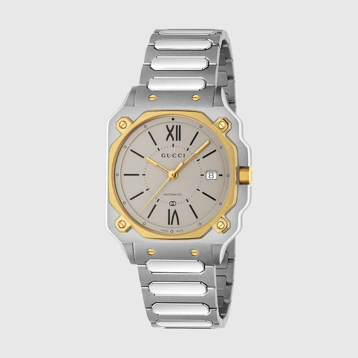 GUCCI G-FLAT WATCH, 36MM