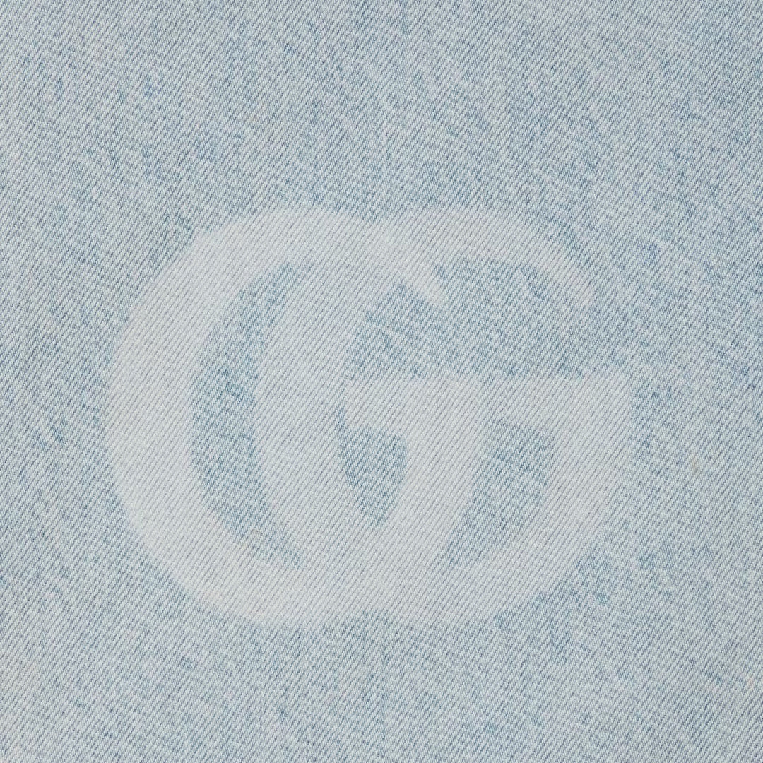 GUCCI LASERED DENIM SHORTS