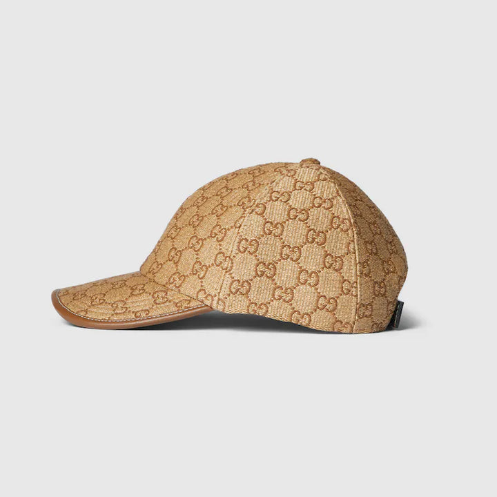 GUCCI GG STRAW BASEBALL HAT